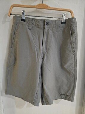 Patagonia Men’s Gray Hiking Shorts Size 28 Lightweight Outdoor Trail Casual